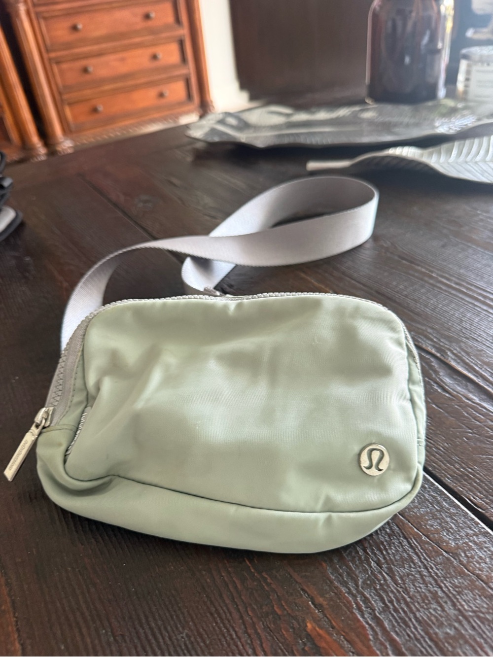 lululemon athletica Light Grey Crossbody Bag